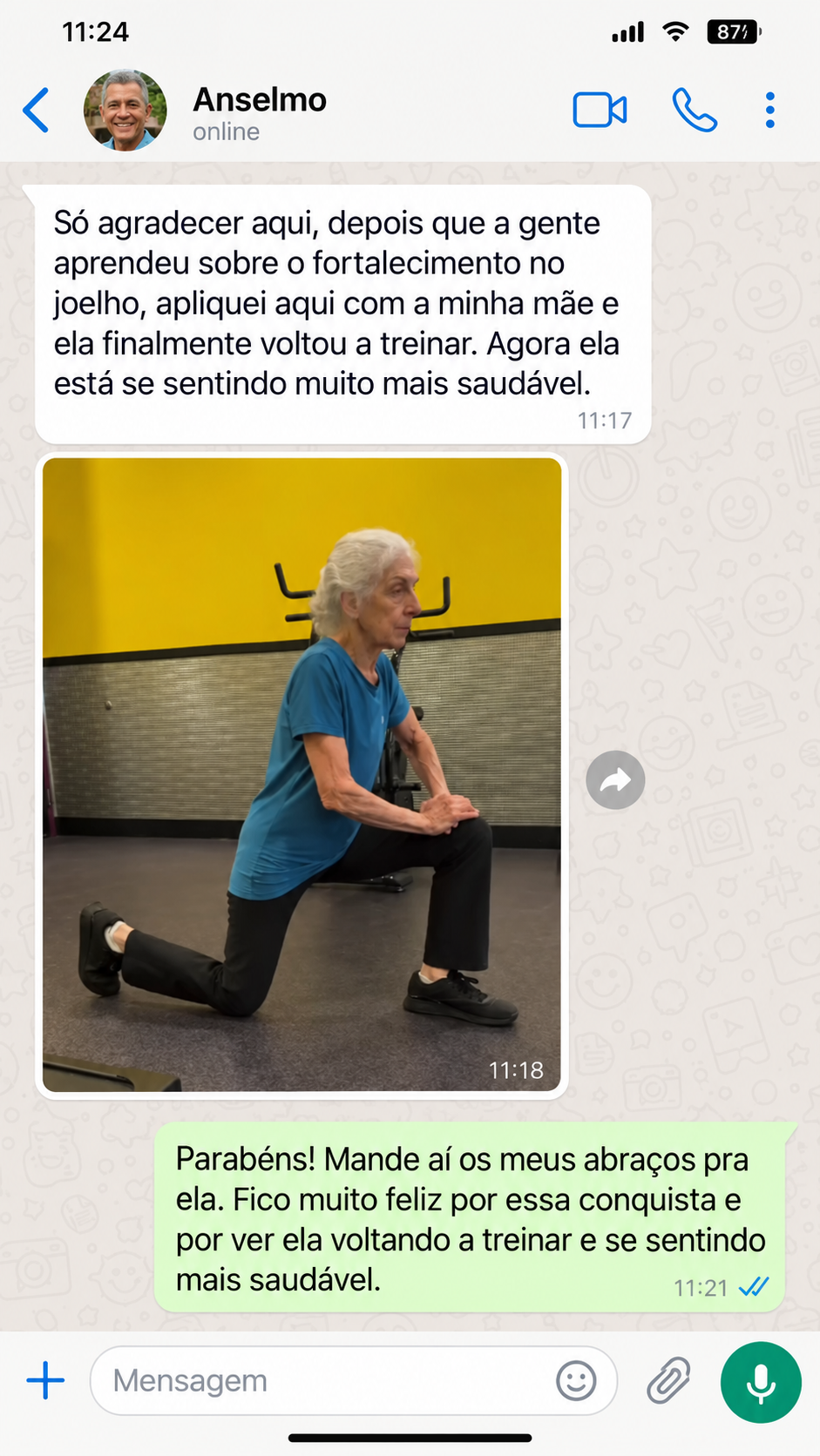 Depoimento de aluno 1